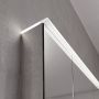 Geberit Option Plus spiegelkast met 3 deuren verspiegelde achterwand en LED verlichting 70 x 90 x 17 2 cm - Thumbnail 3