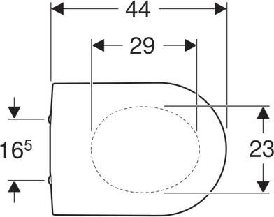 Geberit Renova closetzitting met deksel wit