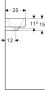 Geberit Renova Compact fontein 40 cm kraangat rechts met overloop KeraTect wit - Thumbnail 4
