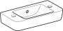 Geberit Renova Compact wastafel compact met kraangat rechts met overloop 50x25x15cm m. afleg wit 276150000 - Thumbnail 2