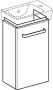 Geberit Renova Compact fonteinkast 1 deur 34.8x60.4x25.2cm links rechts lichtgrijs 862041000 - Thumbnail 2