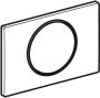 Geberit Sigma 10 bedieningsplaat spoel-stop spoeling 26x4x16x4cm matwit - Thumbnail 3