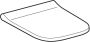 GEBERIT Smyle Closetzitting met deksel vierkant smal design softclose duroplast wit (montage van bovenaf) - Thumbnail 2