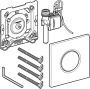 Geberit Type 01 urinoir bedieningsplaat pneumatisch easy-to-clean mat chroom - Thumbnail 3