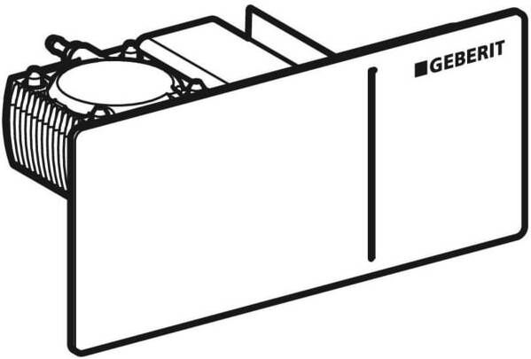Geberit Type 70 bedieningsplaat RVS voor Sigma 12cm geborsteld RVS