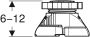 Geberit Universeel set steunpoten voor douchevloer 12 stuks laag (6-12cm)) - Thumbnail 3