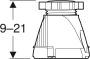 Geberit Universeel set steunpoten voor douchevloer 9 stuks hoog (9-21cm) - Thumbnail 3