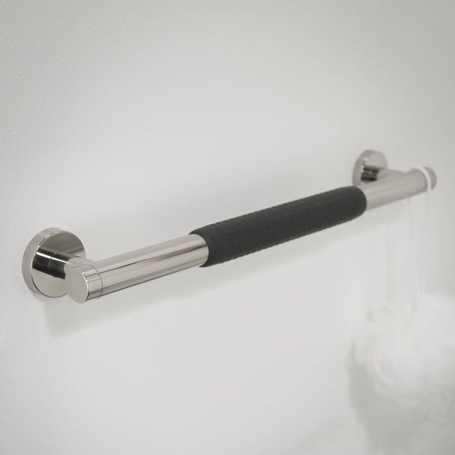Geesa Comfort & Safety wandgreep 45 cm met anti-slip handvat chroom