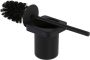 Geesa Frame Toiletborstel met houder Zwart (zwarte borstelkop) 9188110606 - Thumbnail 2