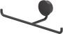 Geesa Opal toiletrolhouder dubbel 28 x 6 6 x 8 4 cm zwart - Thumbnail 3