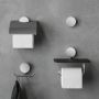 Geesa Opal toiletrolhouder met klep 14x1 9x14 2cm chroom - Thumbnail 3