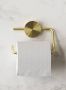 Geesa Opal toiletrolhouder zonder klep 13 8x1 9x11 3cm geborsteld goud - Thumbnail 4