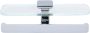 Geesa Shift Toiletrolhouder dubbel Chroom met planchet van transparant glas 91994802 - Thumbnail 3