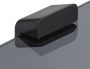 Geesa Shift Toiletrolhouder dubbel Zwart metaal geborsteld met planchet van rookglas 9199480966 - Thumbnail 3