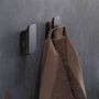 Geesa Shift handdoekhaak medium 3 x 2 3 x 7 1 cm zwart metaal geborsteld - Thumbnail 3