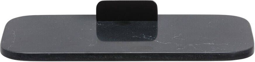 Geesa Shift planchet-zeephouder mat zwart marmerlook zwart