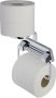 Geesa Standard Toiletrolhouder zonder klep met veer en Reserverolhouder Chroom 915146A - Thumbnail 3