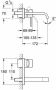 Grohe Allure wastafelmengkraan inbouw laag uitloop 18cm 1 knop chroom 19309000 - Thumbnail 4