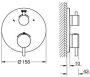 GROHE Atrio opbouwdeel (hoofddouche handdouche) thermostatisch met 2x omstelinrichting supersteel 24135DC3 - Thumbnail 3
