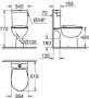 GROHE Bau Ceramic wc-pakket: wc met spoelreservoir en SoftClose zitting glanzend keramiek Alpine Wit horizontale afvoer spoelvolume 6 3 l - Thumbnail 2