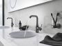 GROHE Essence New Wastafelmengkraan L-size trekwaste eengreeps 1-gats 244mm hoogte 127mm uitloop draaibaar supersteel - Thumbnail 2