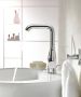 GROHE Essence New Wastafelmengkraan L-size trekwaste eengreeps 1-gats 244mm hoogte 127mm uitloop draaibaar supersteel - Thumbnail 3