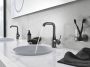 Grohe Essence Wastafelkraan Opbouw uitloop 12.7cm L-size hoge draaibare uitloop waste supersteel 24174DC1 - Thumbnail 2