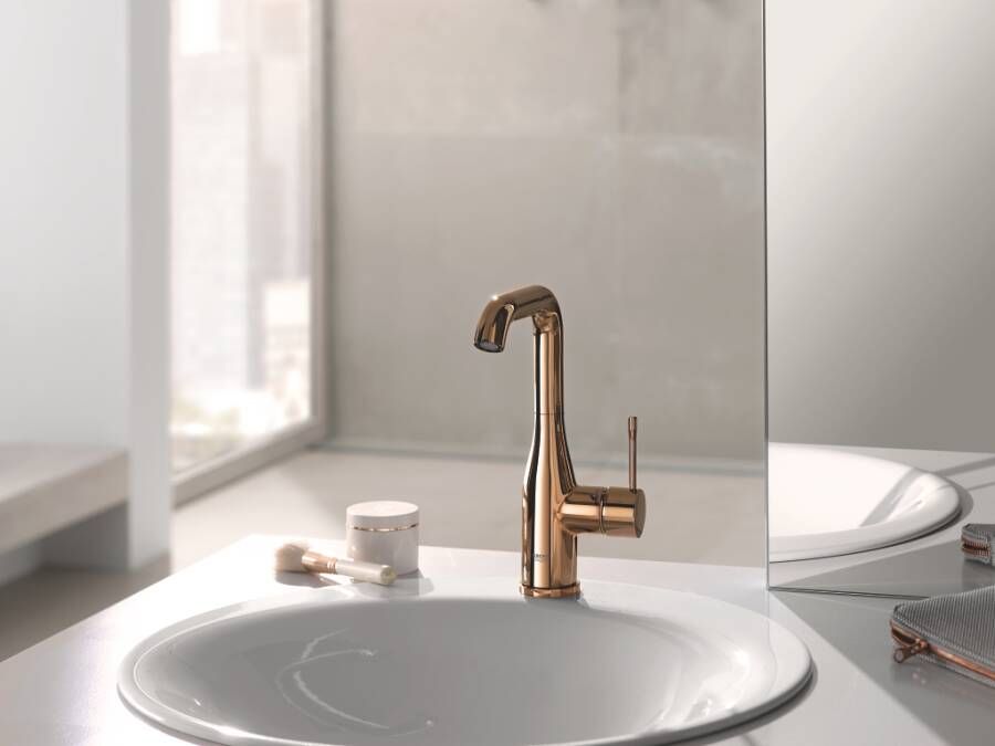 Grohe Essence Wastafelmengkraan M-size met draaibare uitloop incl. waste Chroom