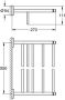 GROHE Essentials handdoekrek wand 1x etage 550mm functioneel chroom 40800001 - Thumbnail 3