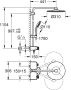 GROHE Euphoria SmartControl systeem Douchesysteem Duo rond thermostaat 310mm hoofddouche 450mm arm hard graphite geborsteld - Thumbnail 3