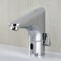 Grohe Europlus E waterbesparende wastafelkraan infrarood met menging met transformator 230V chroom 36015001 - Thumbnail 2