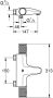 GROHE Grohtherm 1000 Performance TurboStat badthermostaat zonder koppelingen HOH = 15 cm chroom - Thumbnail 4