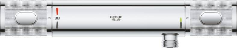 Grohe Grohtherm 1000 douchethermostaat 120mm z koppelingen chroom