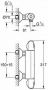 Grohe Grohtherm 1000 New douchekraan thermostatisch zonder omstel met koppelingen EcoJoy en volumegreep met ecobutton chroom 34143003 - Thumbnail 2