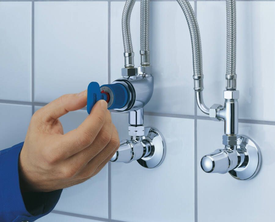 Grohe Grohtherm onderbouw thermostaat chroom