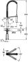 GROHE K7 Keukenmengkraan eengreeps uittrekbaar 674mm hoogte 150mm hoogte kraanmond 234mm voorsprong uitloop flexibel chroom - Thumbnail 3