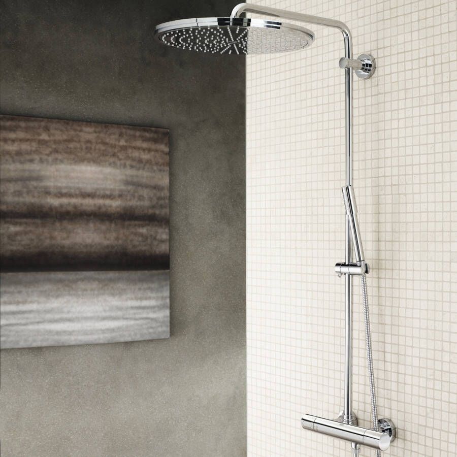 Grohe Rainshower 400 douchesysteem met thermostaatkraan Chroom