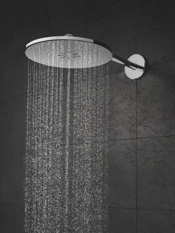 Grohe Rainshower Cosmopolitan hoofddouche 31cm met plafondarm 14.2cm Hard graphite