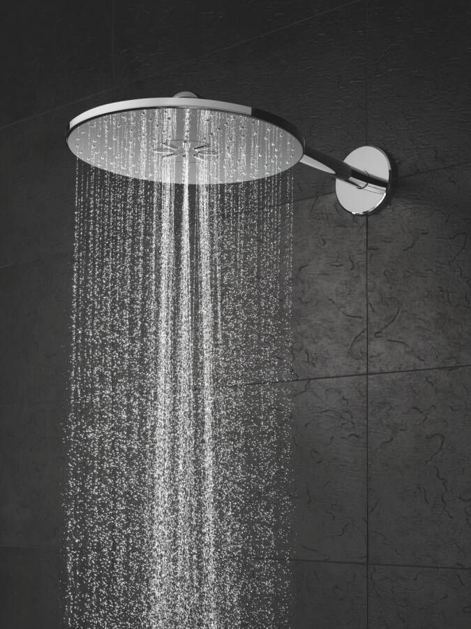 Grohe Rainshower Cosmopolitan hoofddouche 31cm met plafondarm 14.2cm Hard graphite