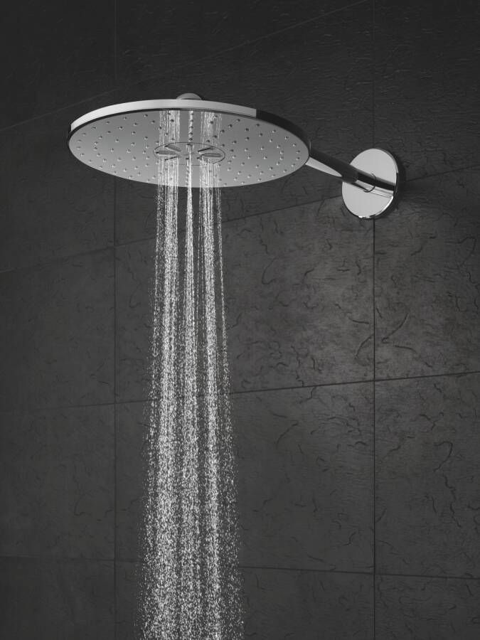 Grohe Rainshower Cosmopolitan hoofddouche 31cm met wandarm 38cm Cool sunrise