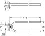 GROHE Selection Handdoekhouder dubbel 2x arm 400mm vast metaal chroom 41059000 - Thumbnail 2