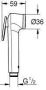 Grohe Tempesta-F 30 Trigger Spray handdouche voor toilet staaf Ø3 6cm chroom - Thumbnail 3