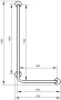 Linido Ergogrip wandbeugel 90° rechts gebogen 50 x 100 cm rvs gepolijst met antraciet kappen - Thumbnail 4
