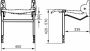 LINIDO hulppootset aangepast sanitair douchezitting staal dubbele poot hoogte 150mm verstelbaar wit RAL9010 - Thumbnail 2