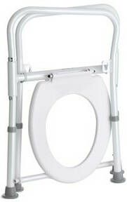 Handicare opklapbaar toiletframe wit