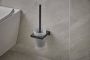Hansgrohe AddStoris toiletborstel met wandhouder 10 5x12x34 2cm mat zwart - Thumbnail 2
