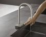 Hansgrohe Aquno Select M81 ééngreeps keukenkraan 170 uittrekbare vuistdouche 3jet rvs look - Thumbnail 3