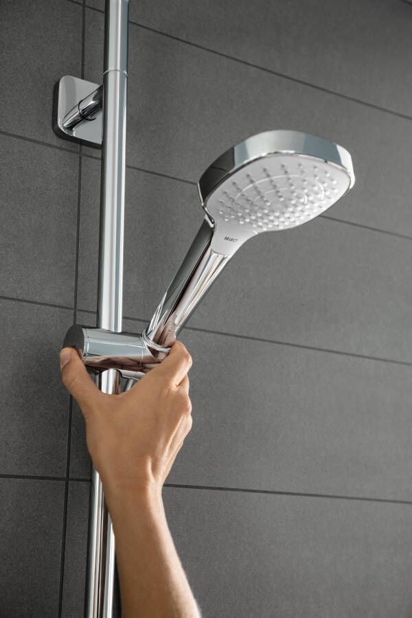 Hansgrohe Croma Select E doucheset Multi met Unica'Croma glijstang 65 cm wit chroom