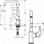 Hansgrohe Focus E2 wastafelkraan met hoge draaibare uitloop inclusief ComfortZone 240 met waste chroom 31609000 - Thumbnail 2