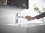 HANS GROHE Hansgrohe Focus 100 CoolStart 1 greeps wastafelmengkraan met waste en flexibele aansluitslangen chroom - Thumbnail 4